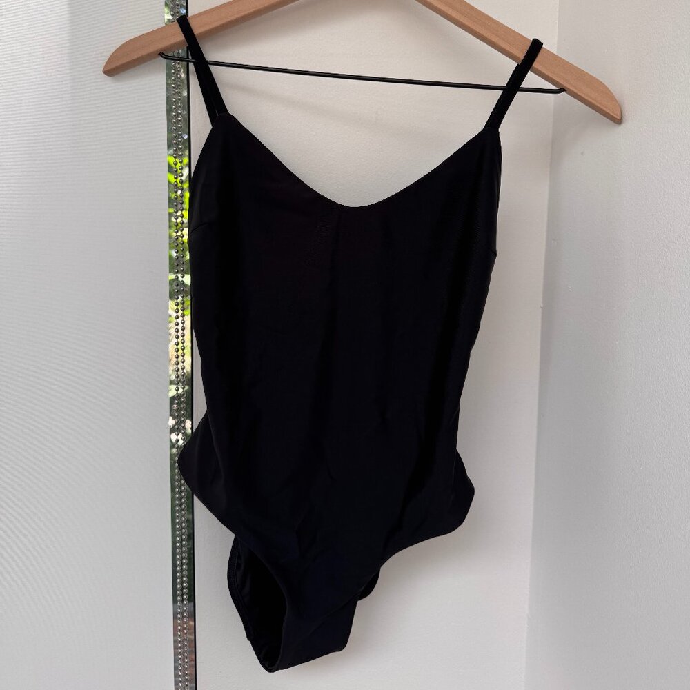 Matteau Black Scoop Maillot Swimsuit Size 4